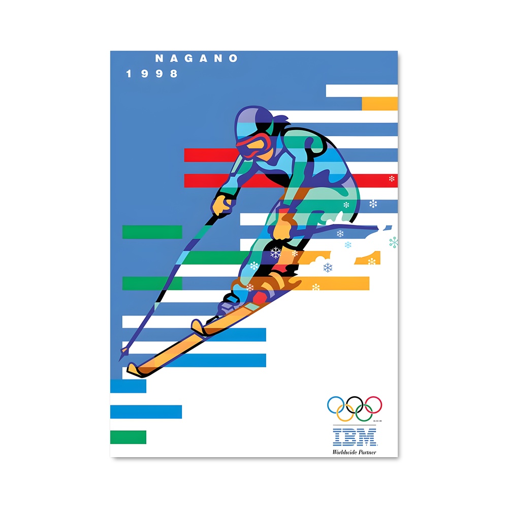 Poster Winter olympics froides